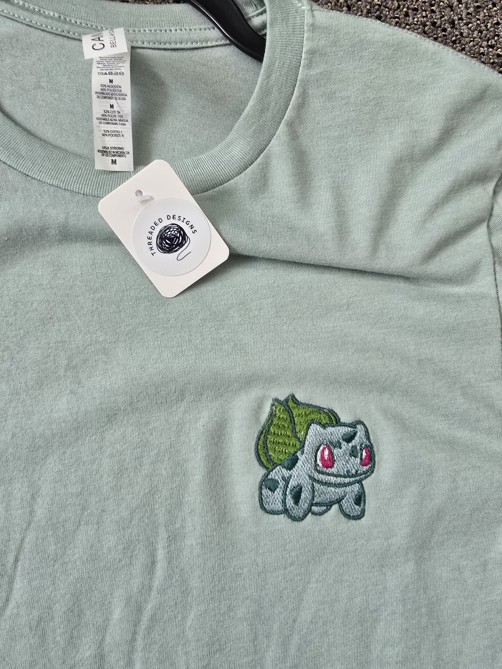 Pokemon Bulbasaur Embroidered Tee